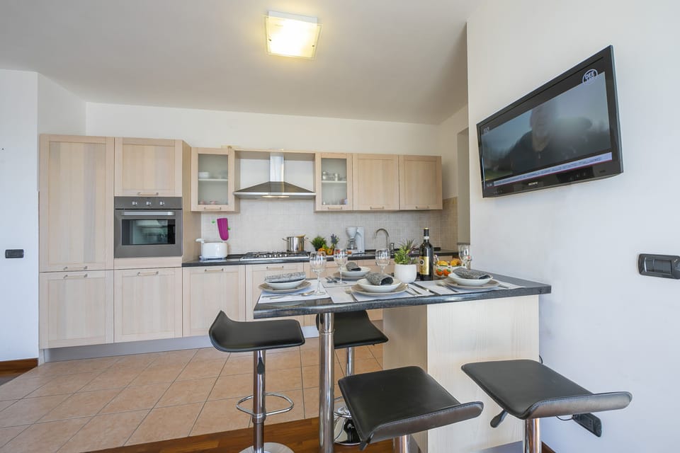 Kitchen and dining area