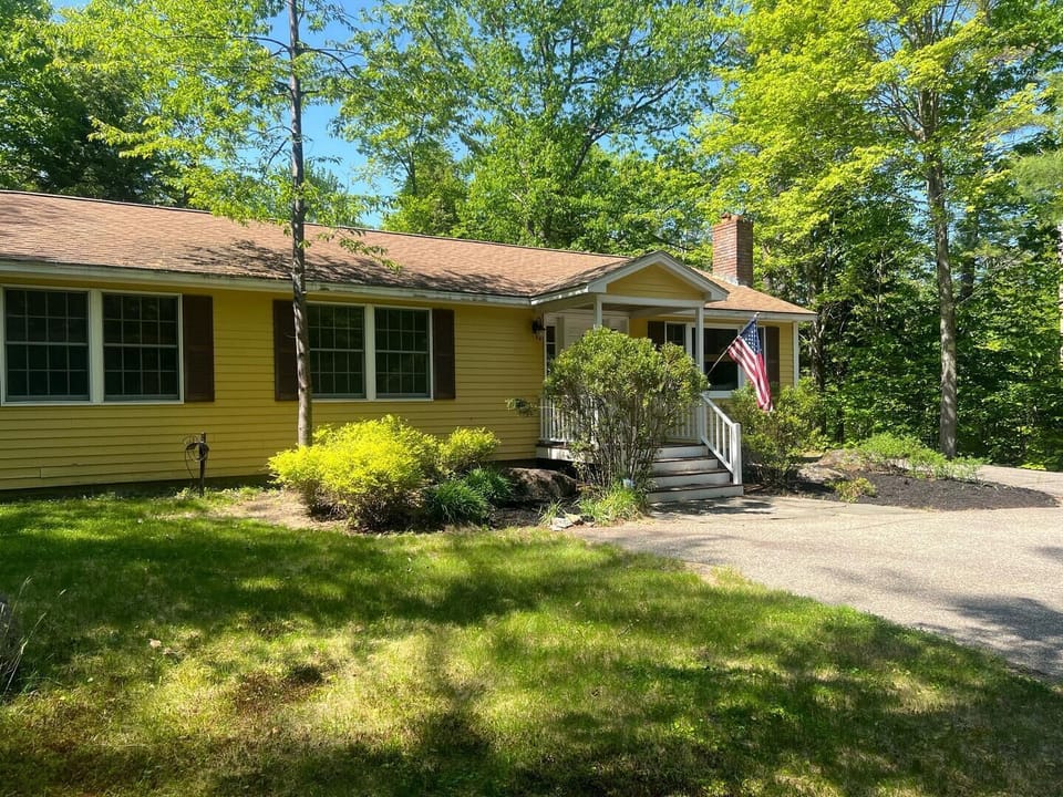 Yard in front of home