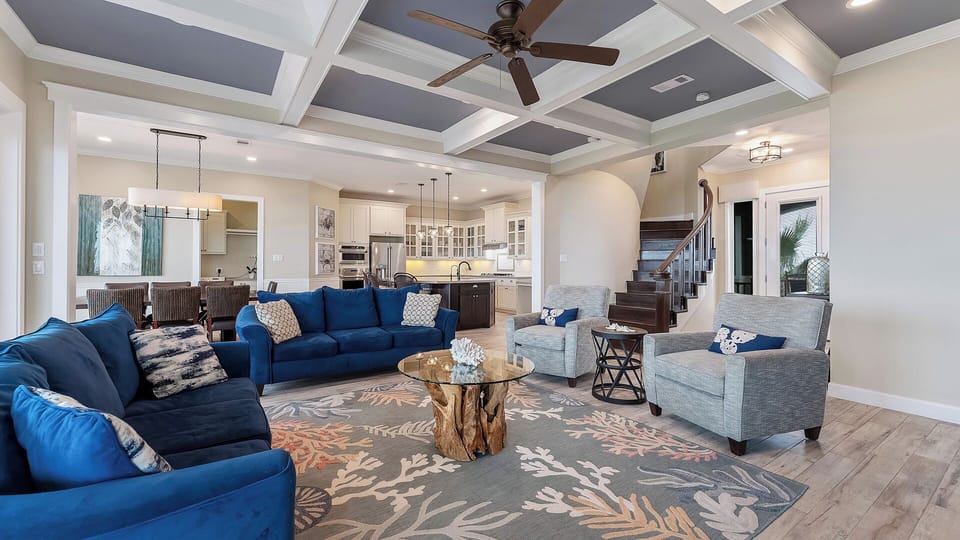 1st Floor Living Room: Open floor-plan; perfect for entertaining.