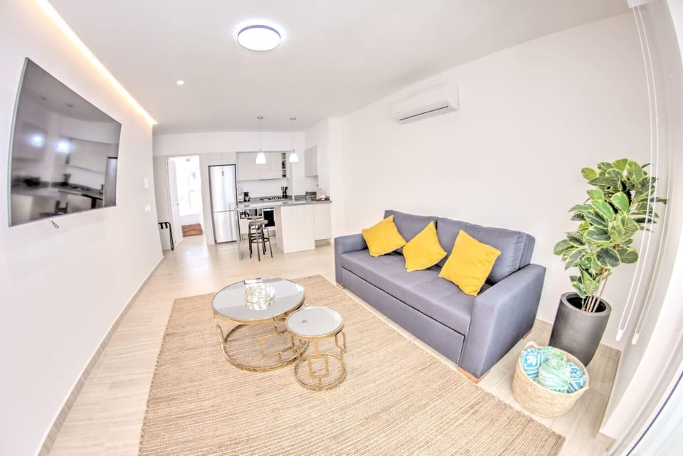 Living room with Smart TV
