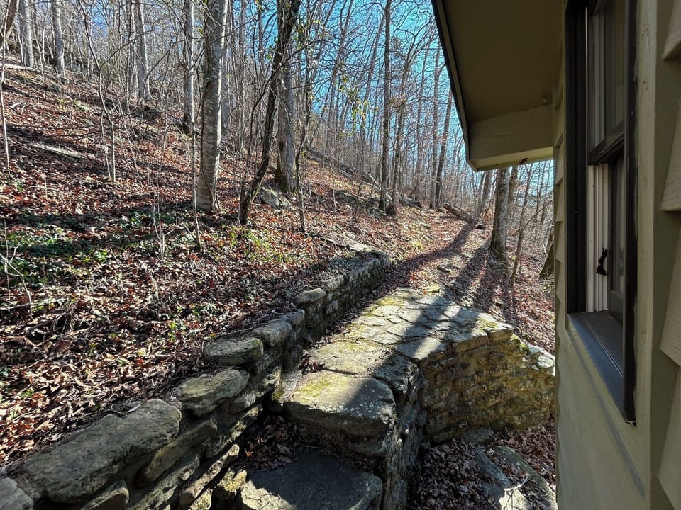 cottage- walking trail loop quarter of a mile
