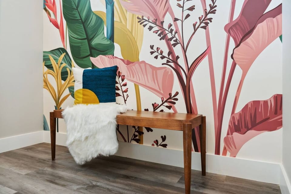Hallway seating.