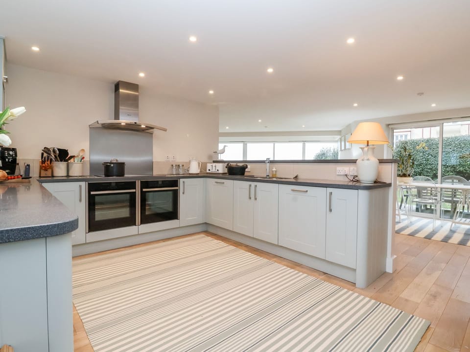 Fridge, dishwasher, electric kettle, toaster