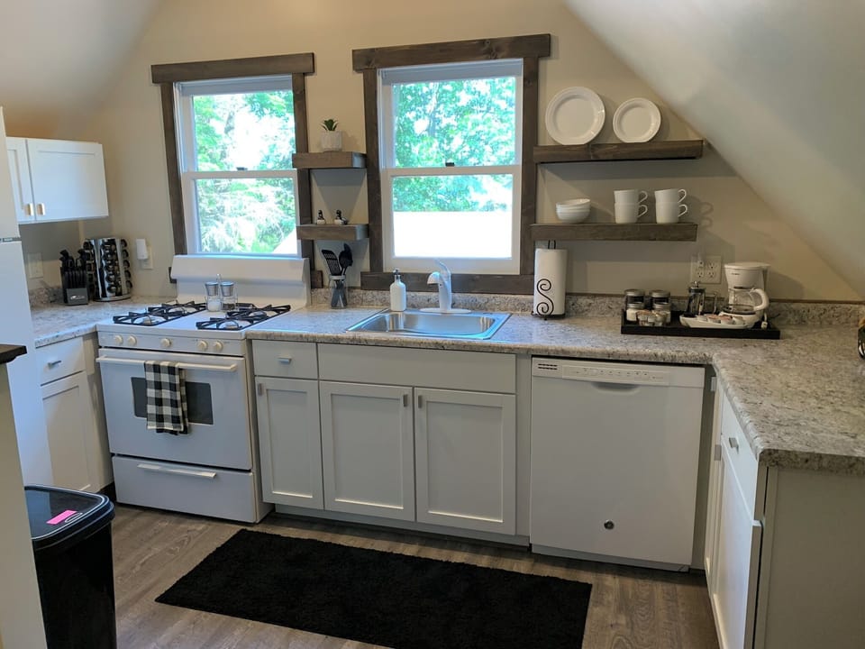Fully stocked kitchen