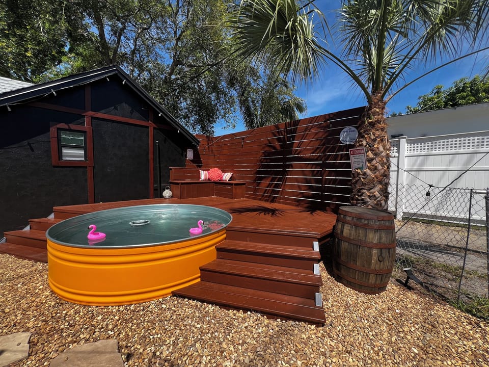 Cowboy pool and deck