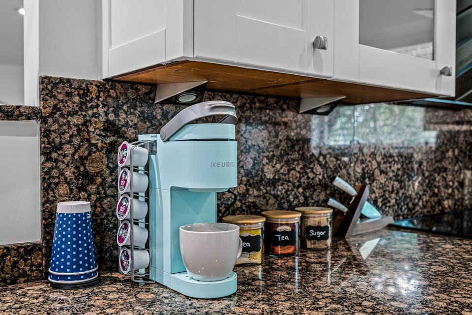 Start Your Mornings with a Sip of Magic: Complimentary Coffee and Tea Await You at Enchanted Palms, No Need to Rush to the Store