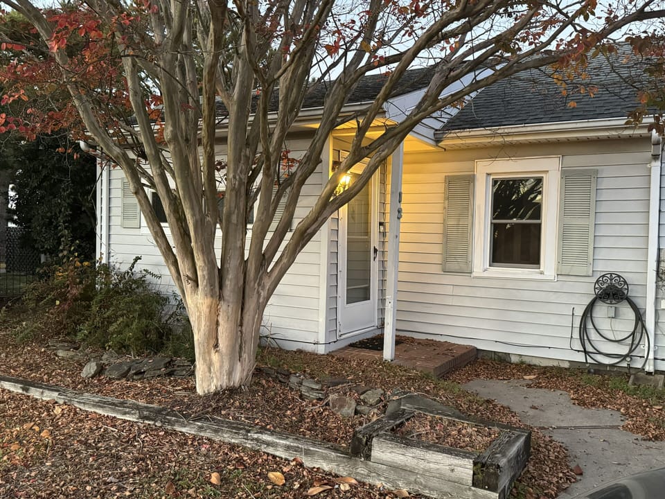 Two 4-inch steps at entry
