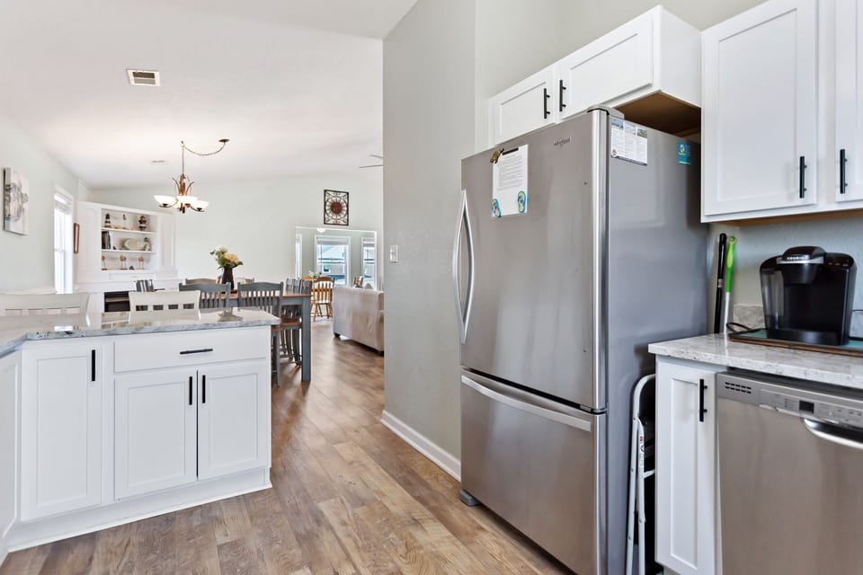 Whip up something delicious in the Kitchen with granite countertops and stainless steel appliances.