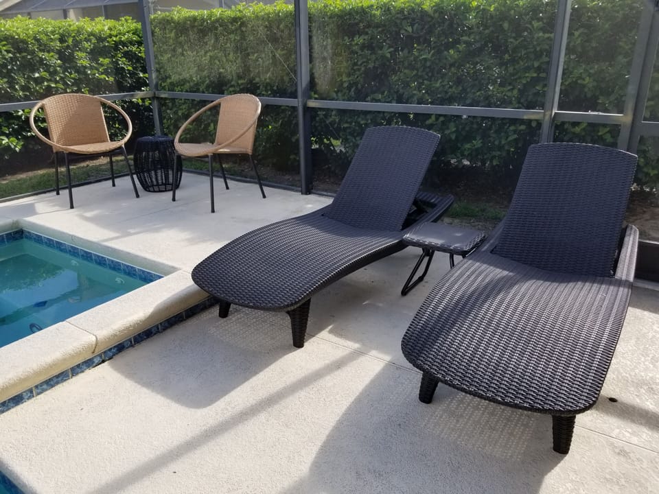 The south facing pool is perfect for the sun lovers in your group!