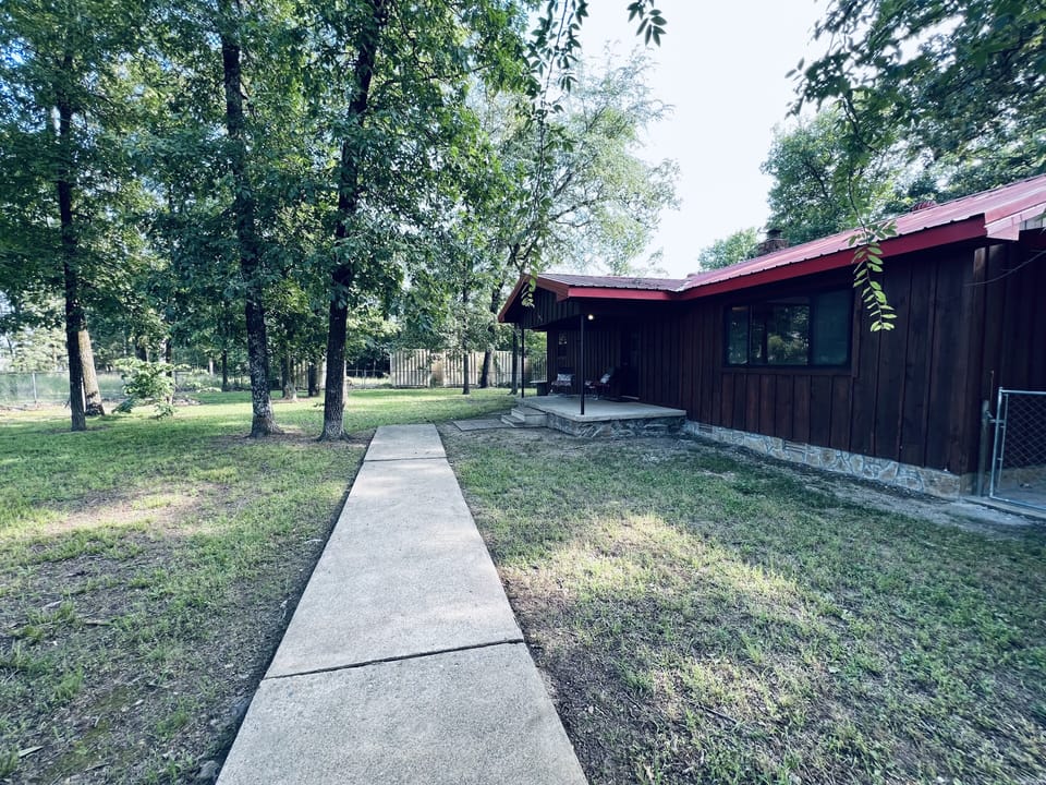 Spacious yard