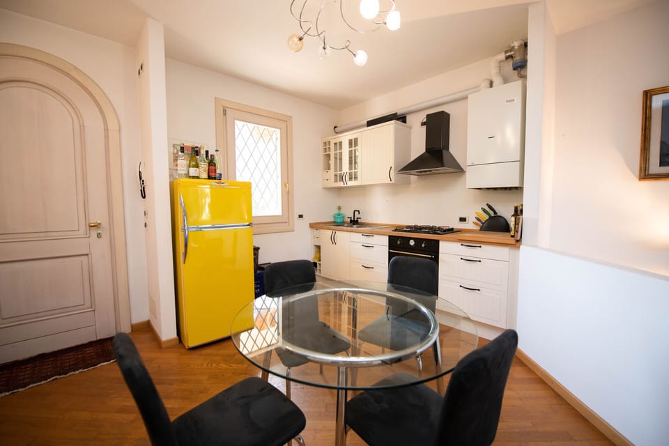 Comfort Apartment | Private kitchen | Full-size fridge, oven, coffee/tea maker, electric kettle