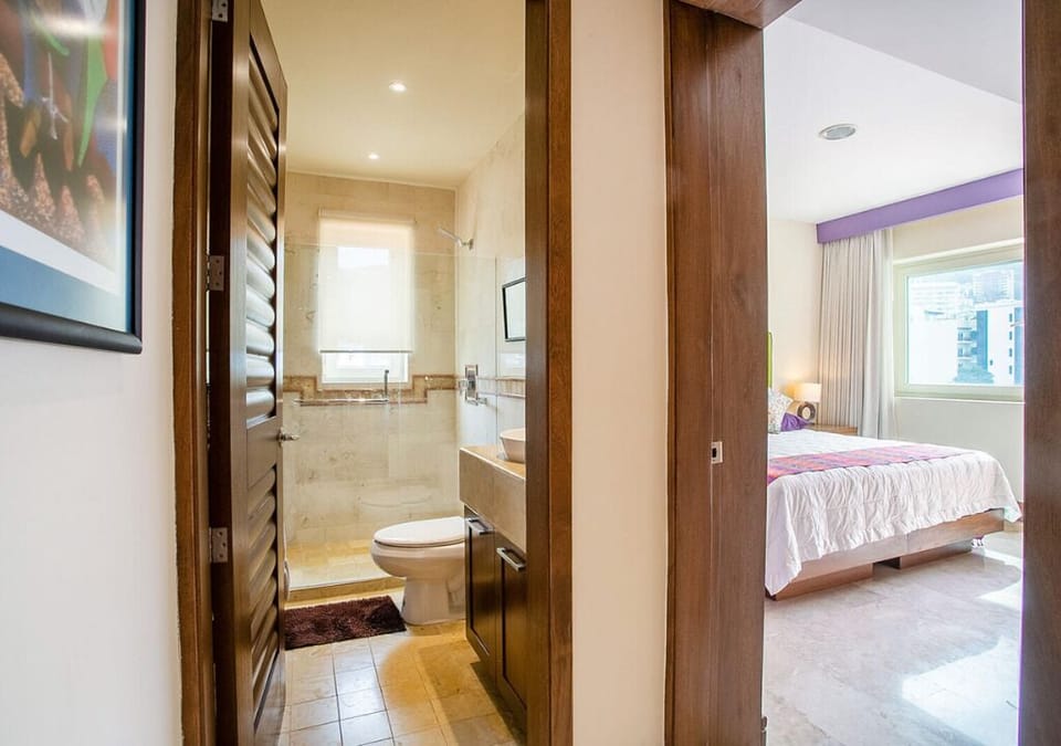 Bathroom by guest room