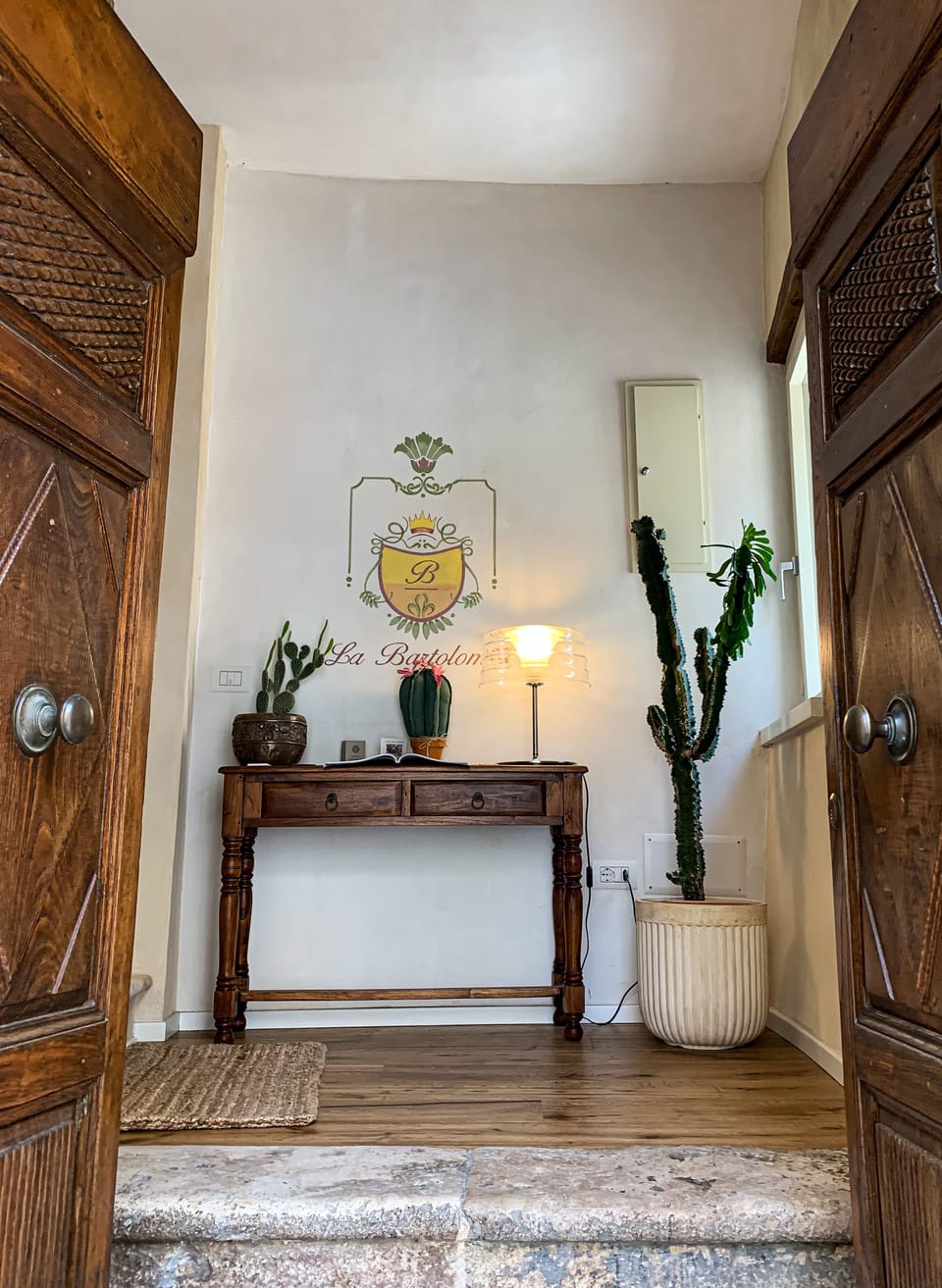Interior entrance