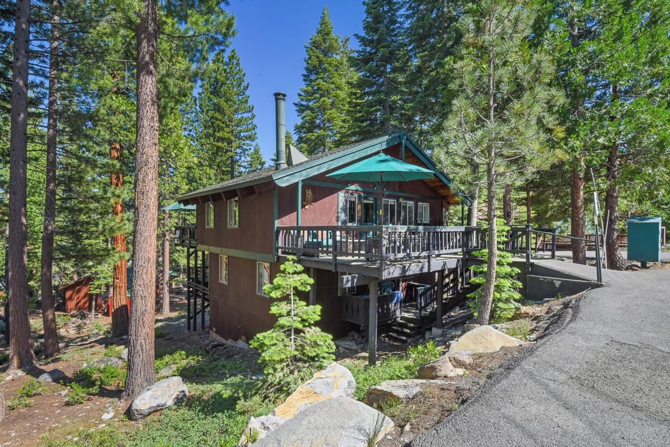 View of the cabin from outside