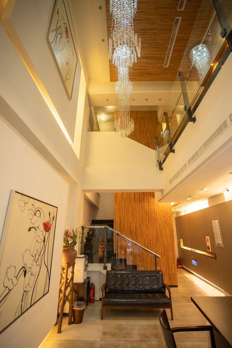 Interior entrance