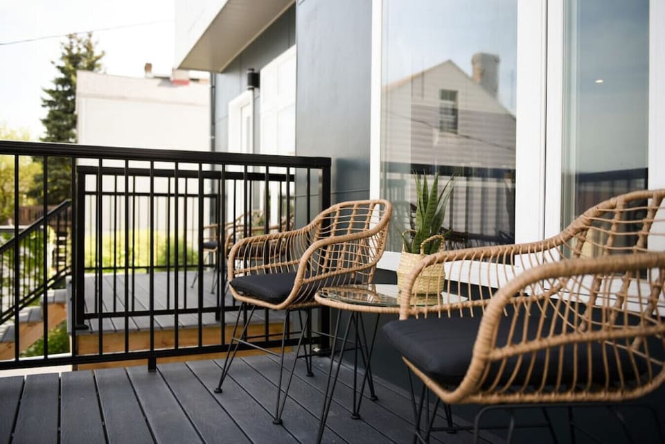 Private balcony seating — morning coffee or evening drinks