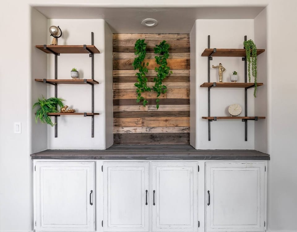 Living room cabinetry