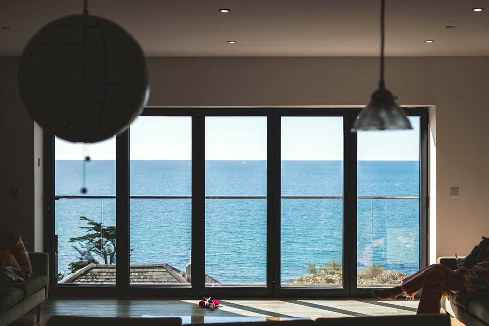 Second floor living room view
