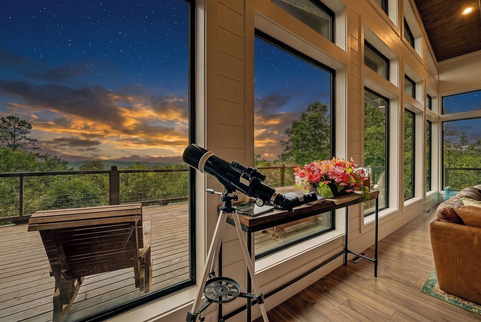 Star gazing is recommended from the family room area. You won't regret it