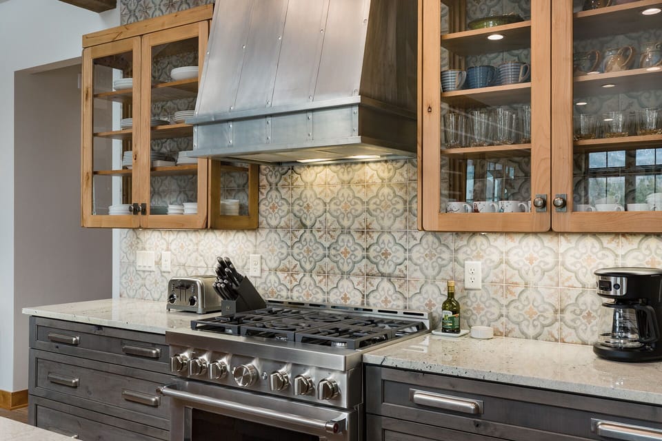 Fully stocked kitchen