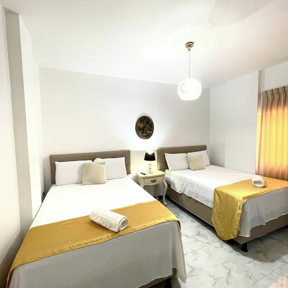 Family Room, Multiple Beds, Ensuite | Egyptian cotton sheets, premium bedding, pillowtop beds, blackout drapes