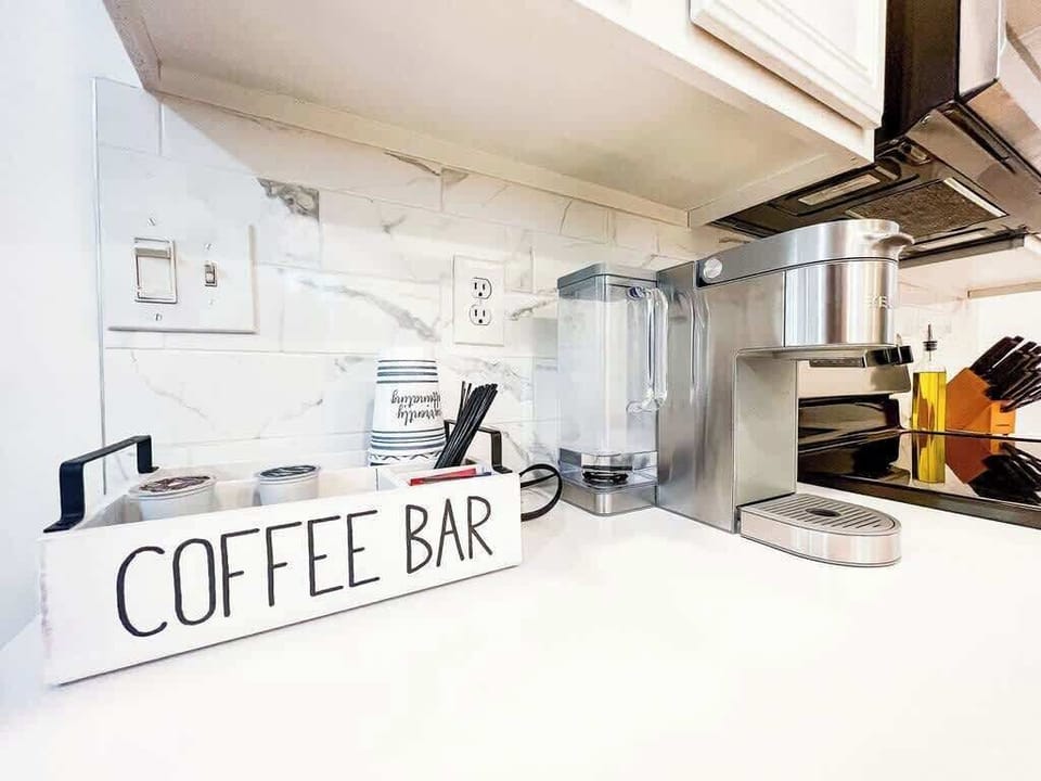Coffee Bar in the kitchen