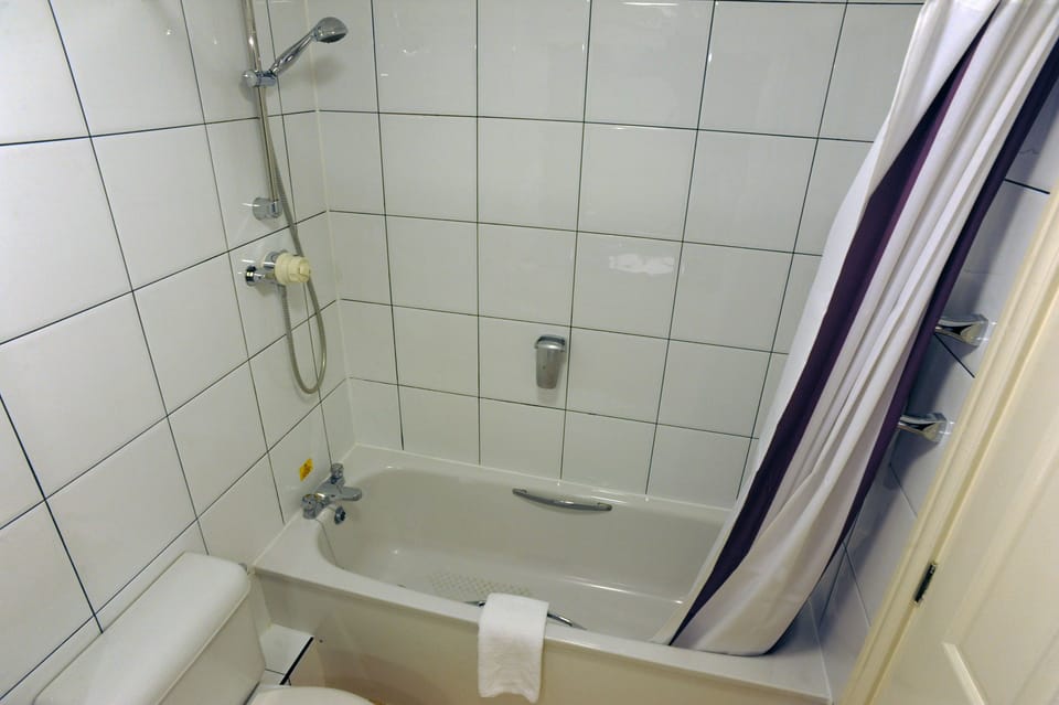 Hair dryer, towels
