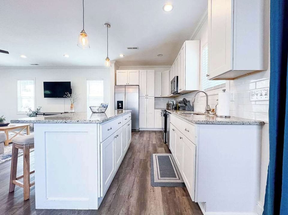 Fully stocked kitchen