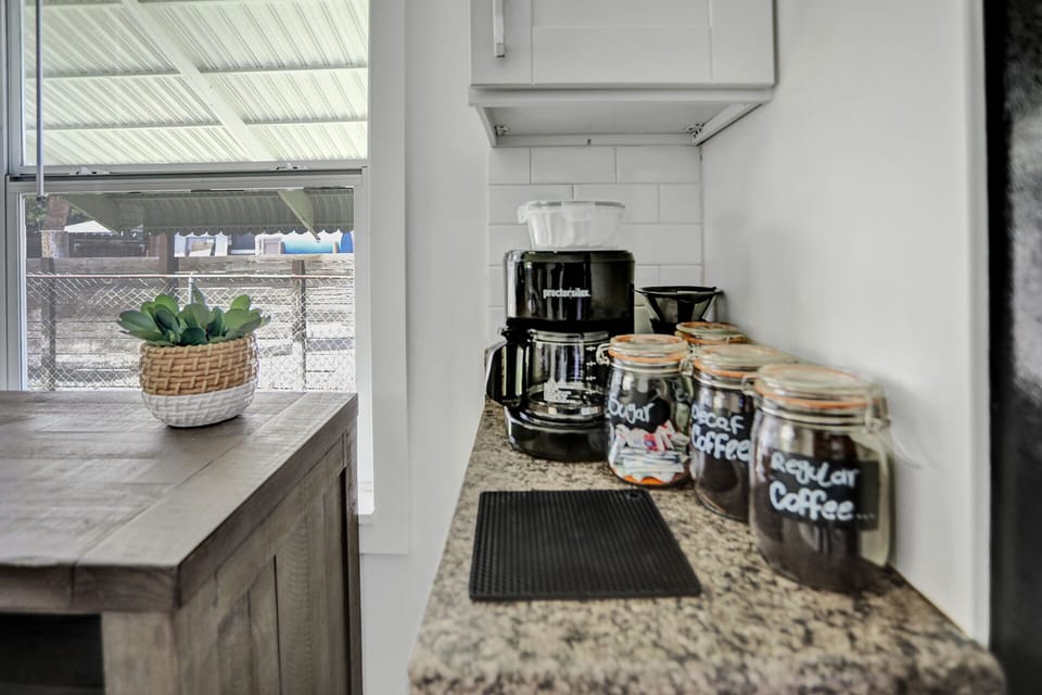 Nothing's cozier than a hot cup of coffee, right? At Palm Wave Stays, every unit comes with a coffee station for ultimate relaxation. Curl up with a book or your fave series & let your caffeine kick in. Book now! www.palmwavestays.com