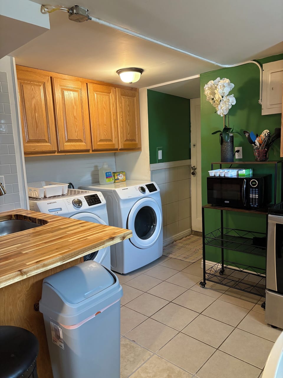 Laundry area