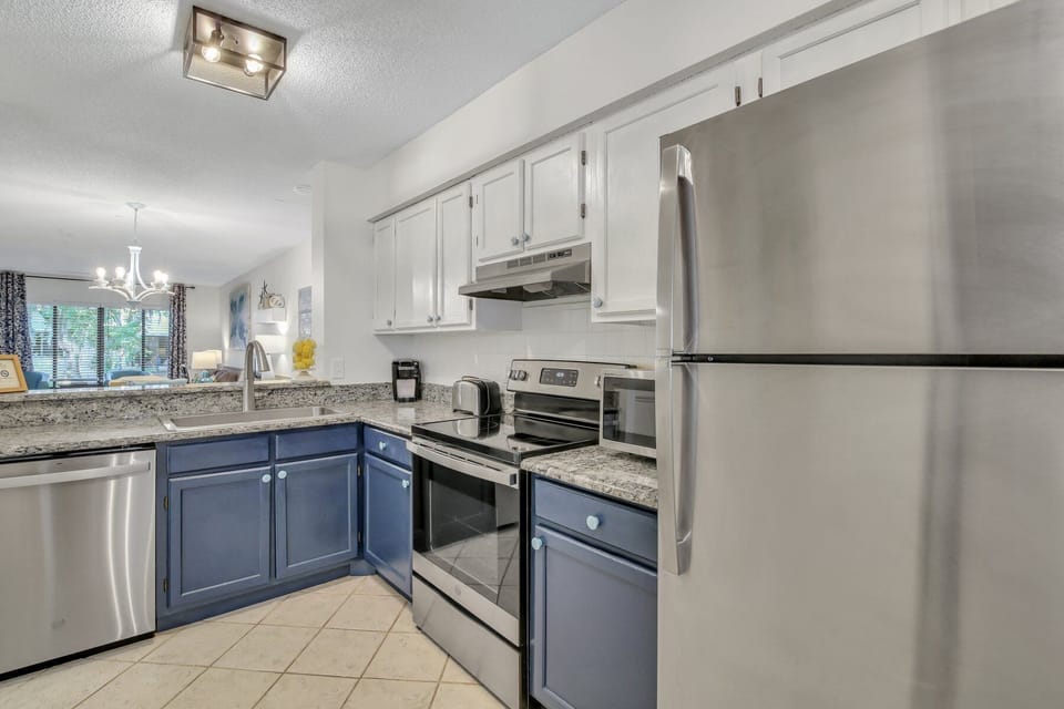 Kitchen featuring stainless steel appliances.