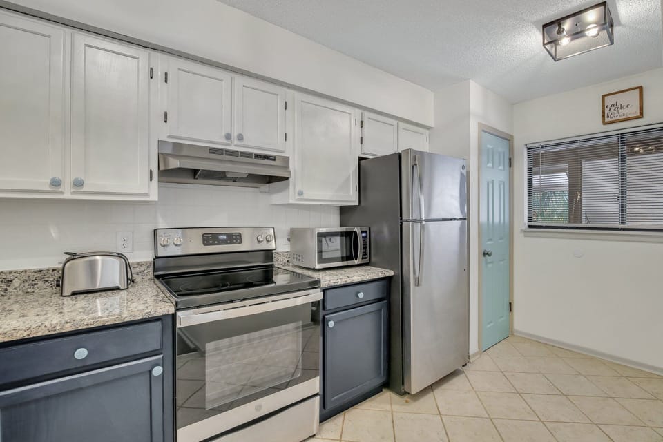 Kitchen featuring stainless steel appliances.