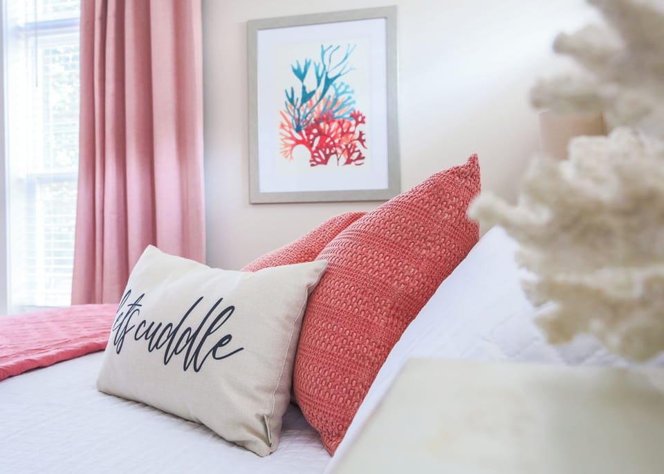 Indulge in a relaxing stay as our beach-themed room warmly welcomes you.