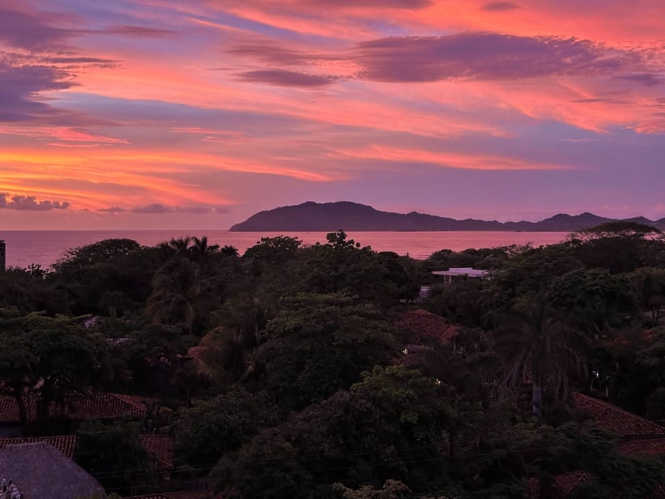 Sunset picture taken from terrace two