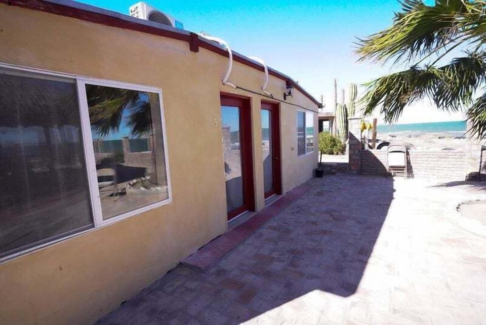 Soak in breathtaking verandah views at Rancho Percebu, San Felipe BC Mexico. Relax & enjoy the Sea of Cortez panorama right from your private outdoor space!