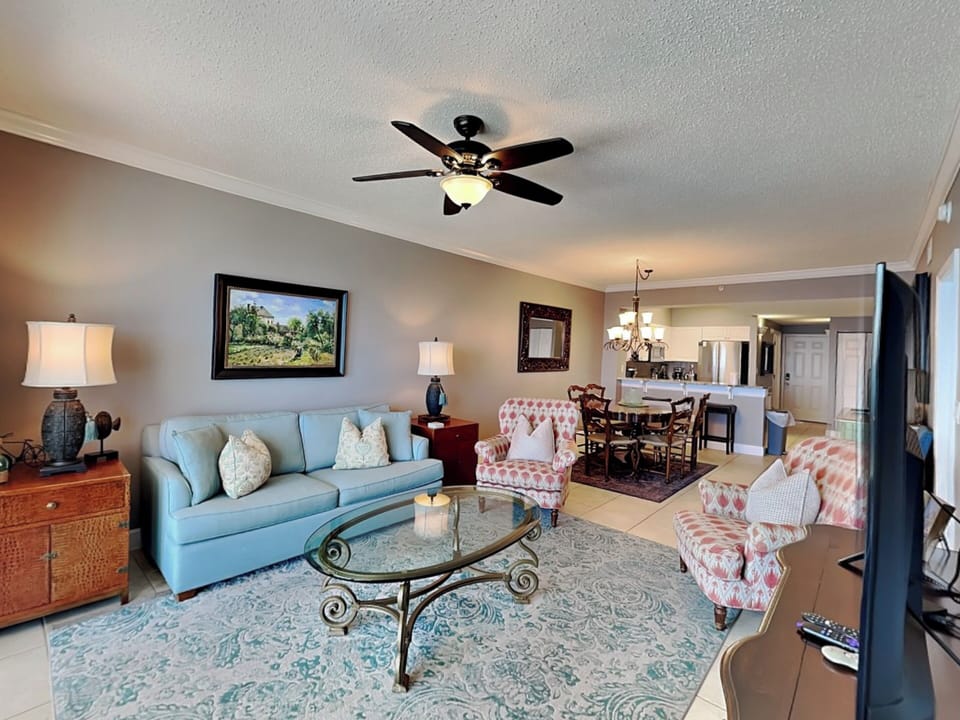 Living Area - Queen Sleeper Sofa