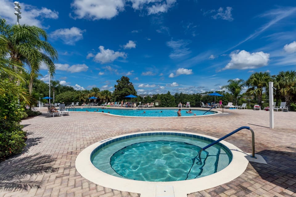 one of the FIVE hot tubs on property, you get access to all this!!