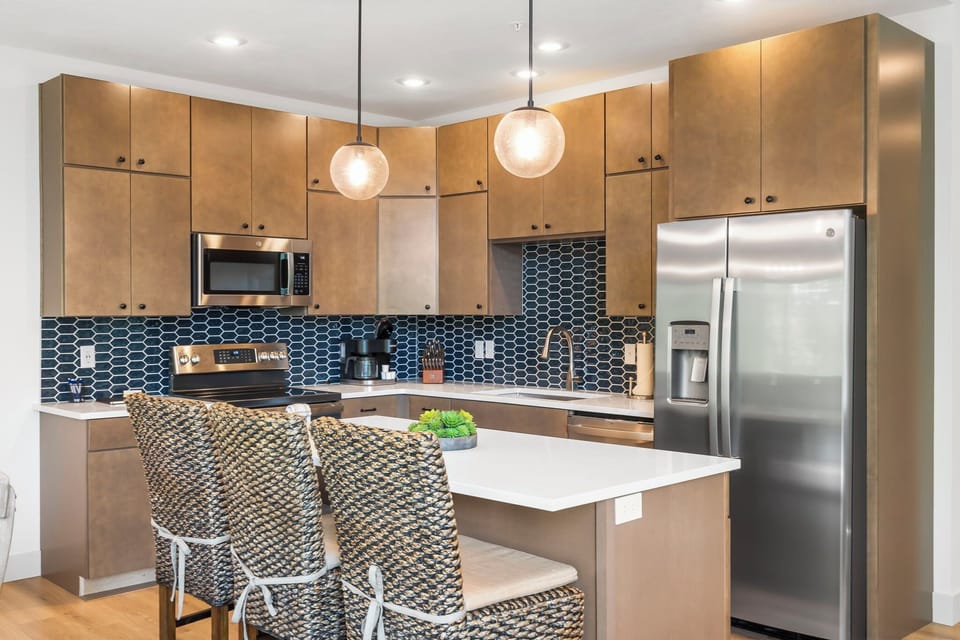 Fully stocked kitchen for your use
