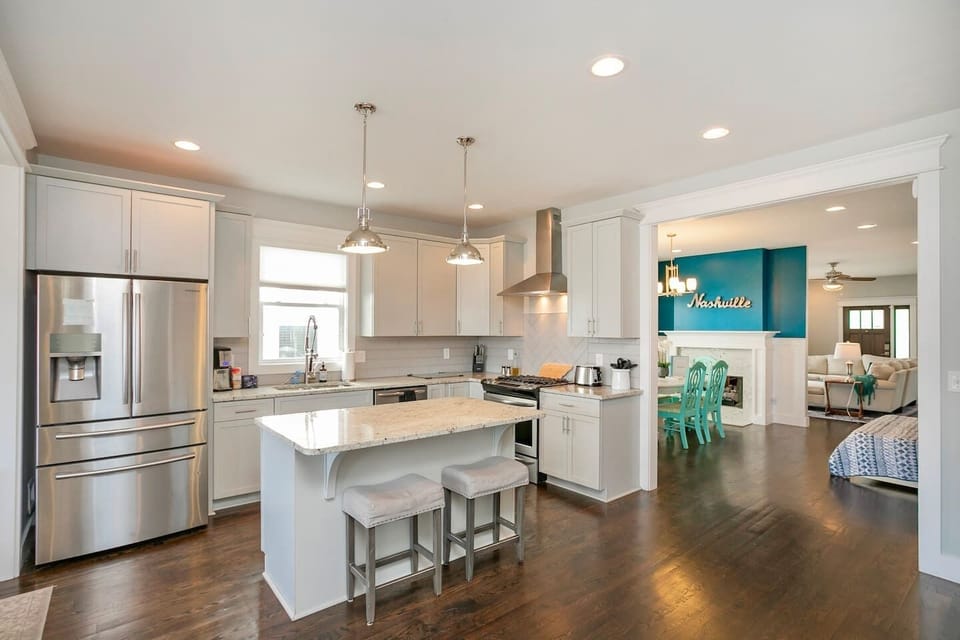 Chef's Kitchen with open concept