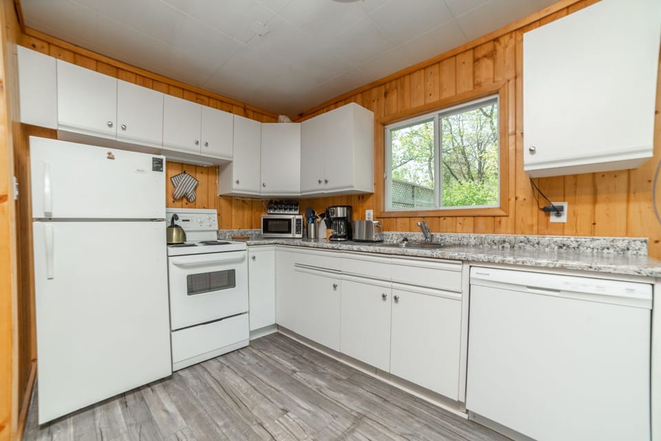 KITCHEN VIEW (old before new oven and fridge)