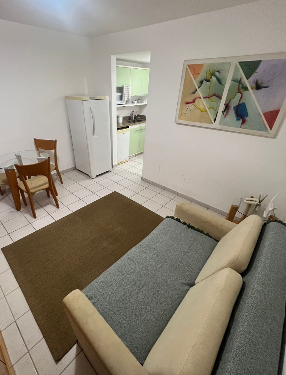 Family Studio, 1 Double Bed with Sofa bed, Ensuite, Ocean View | Living area | 40-inch Smart TV with satellite channels, TV