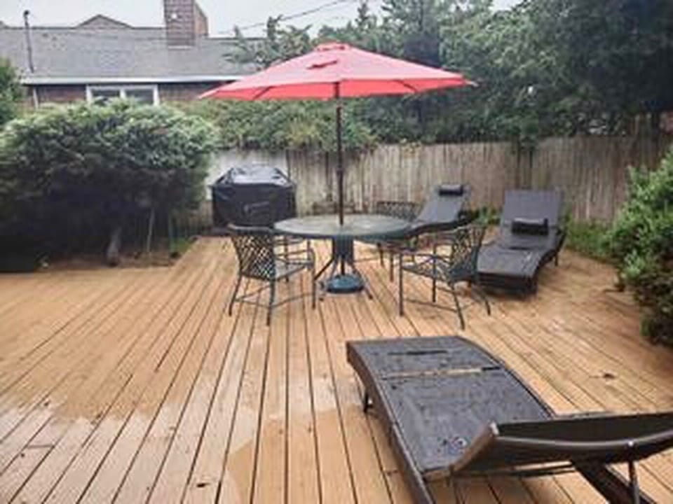 Outdoor deck backyard 