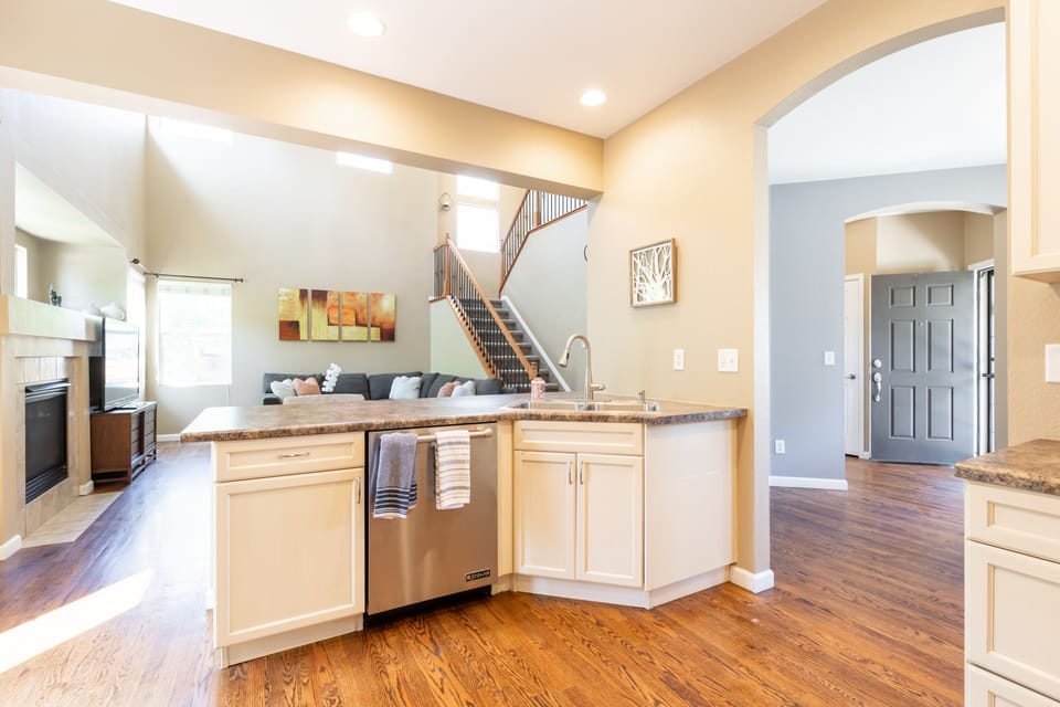 Living room #1: Open concept for an easy flow