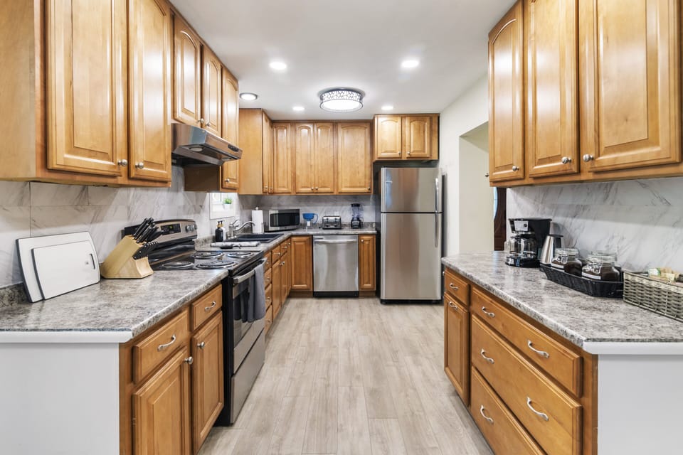 Fully equipped kitchen