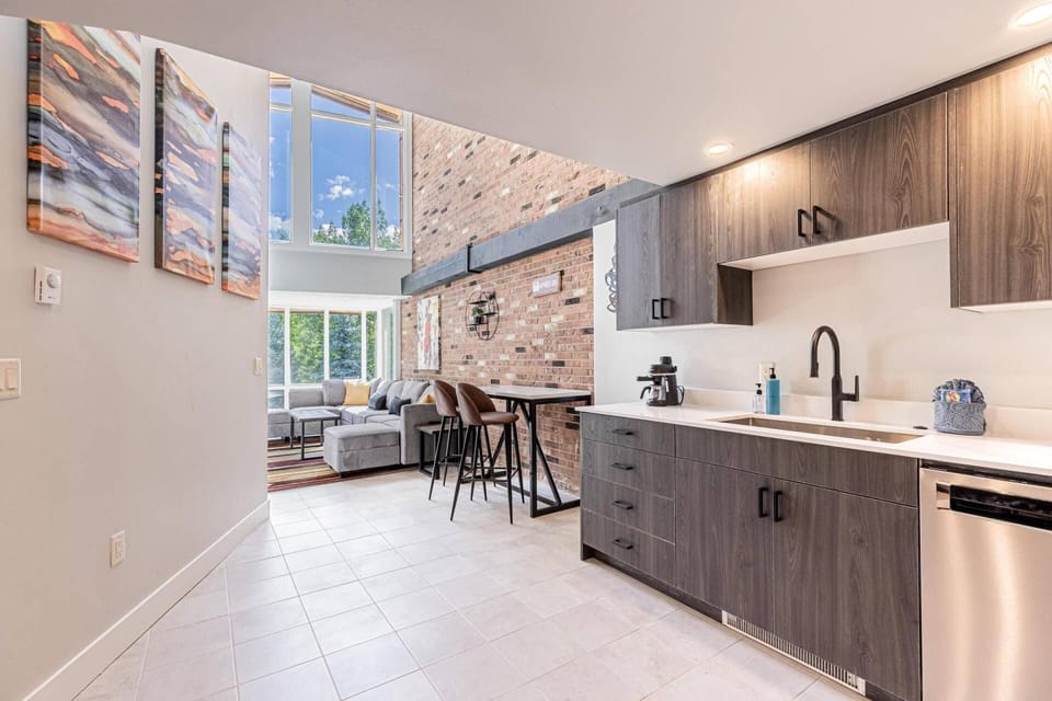 Kitchen and Living Area