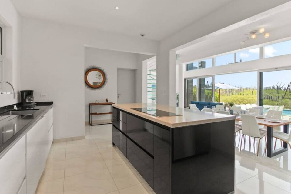 The kitchen is fully equipped with cutting-edge cooking appliances, allowing you to prepare any meal, from a simple breakfast to a three-course gourmet feast.