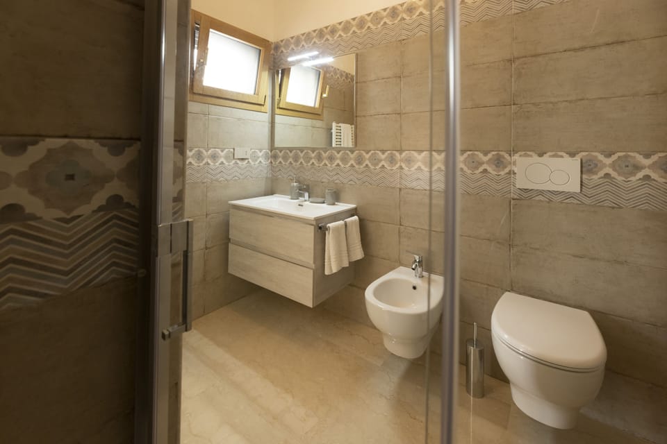 Shower, rainfall showerhead, hair dryer, bidet
