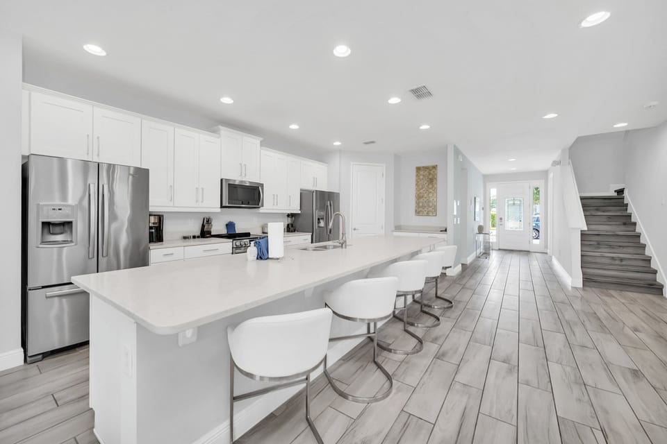 Casual meals, morning coffee, or late-night snacks made even better with seating for all.
