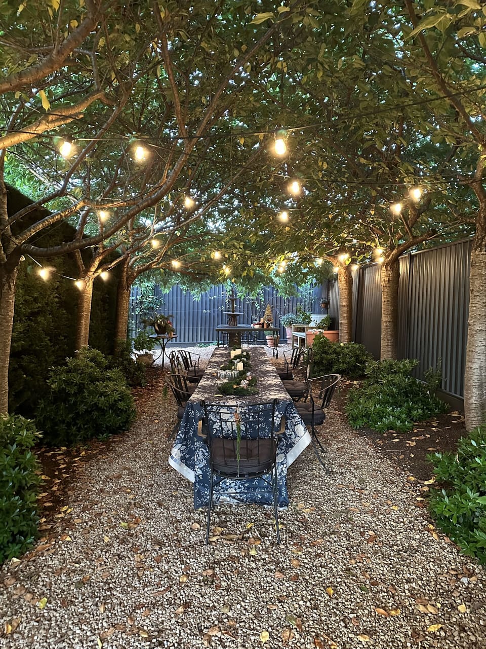 Outdoor dining