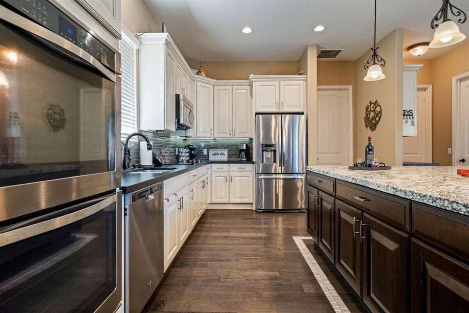 This updated kitchen is waiting for your next family vacation.